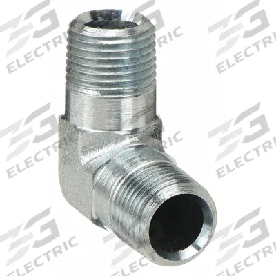 PARKER Metal Pipe Elbow: 90° Elbow, Carbon Steel, 1/4 in x 1/4 in - Threaded Instrumentation Extreme-Pressure Pipe Fittings