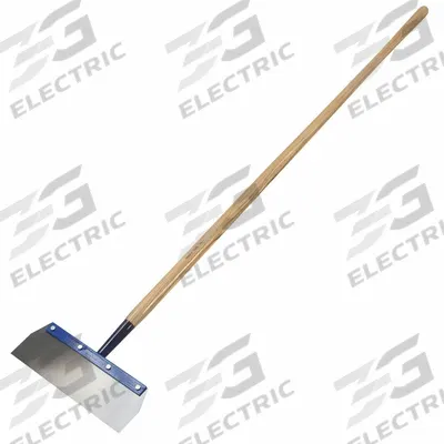 KRAFT TOOL Scraper: Bld. Mat. Spring Steel, Hdl. Mat. Wood, Flex - Floor Scrapers