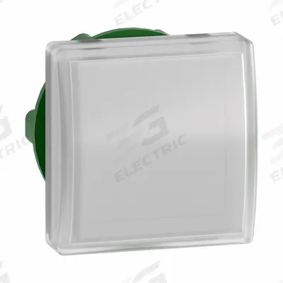 SCHNEIDER Pilot Light Head: 22 mm Panel Mounting Hole Dia, White, Smooth, LED - Pilot-Light Heads