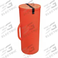 ALLEGRO Duct Carrier: 3 ft Lg, Orange, Polyethylene (MPN 9500-55). Key specifications — attr660960: Polyethylene; attr660954: Orange; attr660953: Storage Duct Canister; attr660955: 12 in (34.4 cm) Ducting; attr660957: Plastic Storage; attr798264: No; attr565188: ALLEGRO.