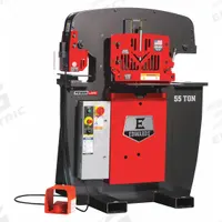 EDWARDS Ironworker: 460V AC /Three-Phase, 4 Stations, 55 Tonf Hydraulic Force, 23 A Current (MPN ED9-IW55-3P460-A). Key specifications — attr69797: Punch; attr67058: 5⁄8 in; attr66073: ED9-IW55-3P460-A; attr66076: EDWARDS.