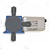 CHEM-TECH Chemical Metering Pump: Electric Motor, 230V AC, 1/60 hp HP, PVC Head, CSPE/PTFE Diaphragm (MPN X030-XC-BBA9XXX). Key specifications — attr1289746: CHEM-TECH; attr1289749: CSPE/PTFE; attr1289771: ±3.0%; attr1289789: 230V AC; attr1321889: Ceramic; attr1361777: PVC; attr1395495: FKM.