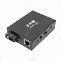EATON TRIPP LITE Fiber to Ethernet Media Converter: 2 Ports, RJ45/SC Multimode, Multimode (MPN N785-P01-SC-MM2). Key specifications — Port Type: SC Multimode; Mode Type: Multimode; Manufacturer Part Number: N785-P01-SC-MM2; Brand: EATON TRIPP LITE; Features: Completely Plug-and-Play with no Additional Software Required for Connection; Product Type: Fiber to Ethernet Media Converter; Maximum Input Voltage: 240V AC; Network Interface: 1 GBps (Gigabit).