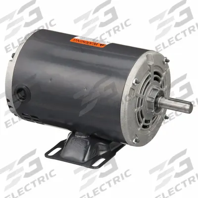 Dayton General Purpose Motor: Rigid Base Mount, Open Drip Proof, 1/3 hp, 230/460V AC - Rigid Base 3-Phase General Purpose AC Motors