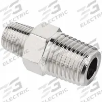 APPROVED VENDOR Metal Pipe Straight: Hex Nipple, 3/8 in x 1/8 in, Class 1000, 1,000 psi (MPN ZUSA-PF-9035). Key specifications — Maximum Operating Pressure: 1,000 psi.