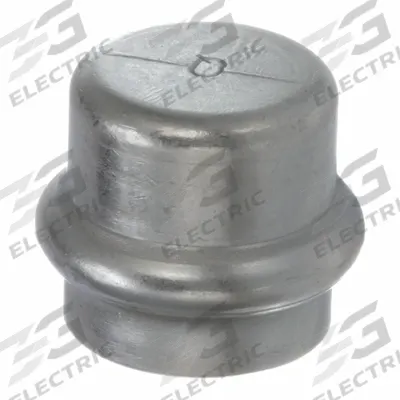 VIEGA PROPRESS Crimp Fitting Cap: 3/4 in CTS Size, Press-fit - Potable Water Stainless Steel Press Fittings