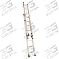 LOUISVILLE LADDER Extension Ladder: 16 ft Ladder Size, Aluminum, 300 lb Load Capacity, 30 lb Wt (MPN AE2216). Key specifications — Color: Silver; Brand: LOUISVILLE LADDER; Removable Fly: Fixed.