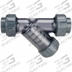 ASAHI Y Strainer: 4 in, Socket, Mesh, 0.0331 in Screen Size, PVC, EPDM, 12 1/2 in Ht, 23 1/2 in Lg (MPN 1256040). Key specifications — Brand: ASAHI; Seal Material: EPDM; Manufacturer Part Number: 1256040; Screen Material: PVC.