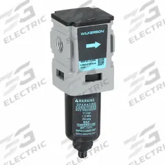 WILKERSON Filter: Coalescing, 1/4 in NPT, 0.01 micron, 7.5 scfm, 150 psig Max Op Pressure, 08 (MPN M08-02-CK00B). Key specifications — attr110055: 08; attr110008: WILKERSON.