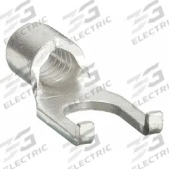 GRAINGER Fork Terminals: Bare, #10 Stud Size, 12 AWG – 10 AWG Wire Range, Flanged Fork, 600 V (MPN 24C868). Key specifications — attr1307963: 24C868; attr1307967: GRAINGER.