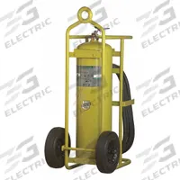 BUCKEYE Wheeled Fire Extinguisher: 150 lb Extinguisher Capacity, 10A:120B:C, Halotron (MPN 71500). Key specifications — Brand: BUCKEYE.