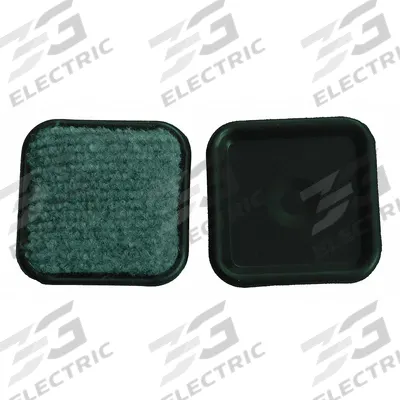 APPROVED VENDOR Furniture Protective Leg Tips: Aluminum, 2 1/2 in Overall Wd, Square - Caster Cups