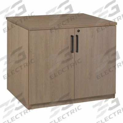 REGENCY Storage Cabinet: Noble Oak, Laminate/Melamine, 29 in Overall Ht, 35 in Overall Wd - Desk Height Storage Cabinets