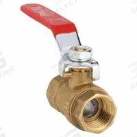 APPROVED VENDOR Manual Two-Way Ball Valve: 1/2 in, Brass, Straight, FIP x FIP, Full Port Ball Port (MPN 107-813). Key specifications — Brand: APPROVED VENDOR; Handle: Lever.