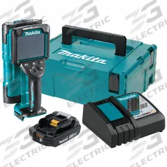 MAKITA Multi-Surface Scanner Kit: 3/16 in, Batteries Required (Included), Li-Ion, LED, Visual (MPN DWD181R1J). Key specifications — attr938389: DWD181R1J; attr938390: MAKITA; attr939020: Dry Concrete; attr939024: Visual; attr939026: Live Wire.