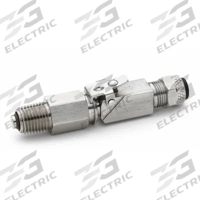 PARKER Compression Fitting Adapter: 1/4 in Pipe Fitting Size, Compression x MNPT - Creep-Resistant Self-Aligning Brass Compression Fittings