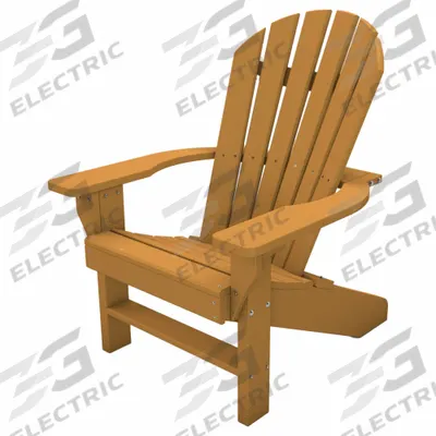 ULTRASITE Adirondack Chair: Cedar, Cedar, Vandal Resistant, 16 in Seat Ht - Adirondack Chairs