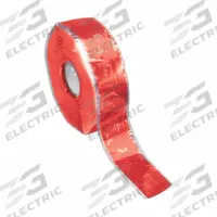 CAPLUGS Self-Fusing Tape: 1 in Wd, 12 yd Lg, 30 mil Thick, Silicone Rubber, Silicone, Red (MPN SH-51591). Key specifications — Series: SRT-SH.