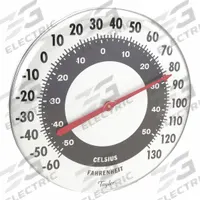 TAYLOR Analog Thermometer: -60°F to 120°F /-50°C to 50°C, +/- 2°F, Wall, +/- 2°F (MPN 68162). Key specifications — attr1273366: Dial; attr1273365: TAYLOR.