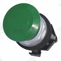 EATON Mushroom Head Push Button: Non-Illuminated, Mushroom Head Profile, Metallic, 30 mm, 1NO (MPN HT8AEGA). Key specifications — Brand: EATON; Action: Momentary; Series: HT800; Push Button Material Type: Metallic.