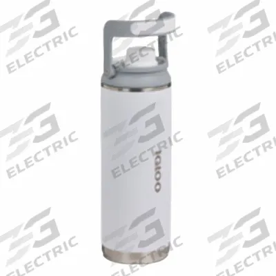 IGLOO Chug Bottle: 46 oz Capacity, White, Stainless Steel, BPA-Free, 12 in Overall Ht - Insulated Stainless Steel Water Bottles