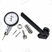 MITUTOYO Dial Test Indicator: 0 in to 0.008 in, Horizontal, Inch, +/-0.0001 in (MPN 513-407-10E). Key specifications — attr1200917: Dial Test Indicator; attr1184127: 513-407-10E; attr1184167: MITUTOYO; attr1184108: +/-0.0001 in; attr1184144: Certificate of Inspection.