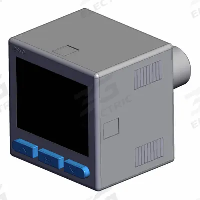 SMC High Precision Pressure Switch: 1/8 in Port Size, 1 Output/2 Output NPN/PNP Open Collector - High Precision Vacuum Pressure Switches