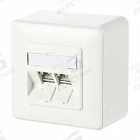 METZ CONNECT Wall Outlet: AP, GD-Zn (Zinc Die-Cast), IDC Connection x RJ45, 180° Mounting Angle (MPN 130B11D20002-E). Key specifications — Housing Material: GD-Zn (Zinc Die-Cast); Mounting Type: AP; Product Type: Wall Outlet; Connector Color: White; Connection Type: IDC Connection x RJ45.