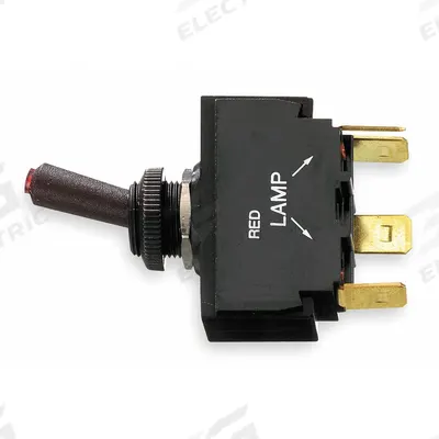 HUBBELL WIRING DEVICE-KELLEMS Marine Toggle Switch: 2 Position, 4 Connections, SPST - Panel-Mount Toggle Switches
