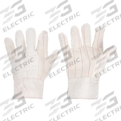 CONDOR Knit Gloves: L ( 9 ), Glove Hand Protection, Uncoated, 500°F Max Temp, Cotton - Uncoated Knit Gloves