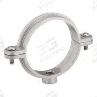 Conduit Hanger Clamp, Split-Ring: 2 in Trade Size, S62000SP00. Key specifications — Compatible Conduit Trade Size: 2 in; Compatible Conduit Type: IMC; RMC; Compatible Nominal Conduit/Pipe Size: 2 in; Compatible Pipe Size: 2 in; Finish: Polished; Indoor/Outdoor Usage: Indoor/Outdoor; Material: 316 Stainless Steel.