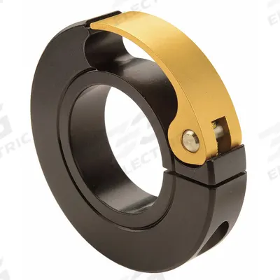 RULAND MANUFACTURING Shaft Collar: 1-Piece, Inch, Round, Clamp On, 1 1/4 in Bore Dia, Aluminum - Cam Lever Quick-Clamping Shaft Collars