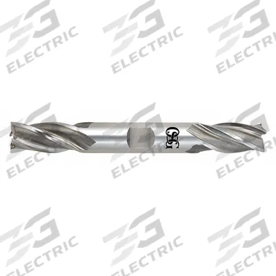 OSG Square End Mill: Cobalt, TiN Coated, Double End, 4 Flute, 1/2" Mill Dia - Double-End Cobalt Square End Mills