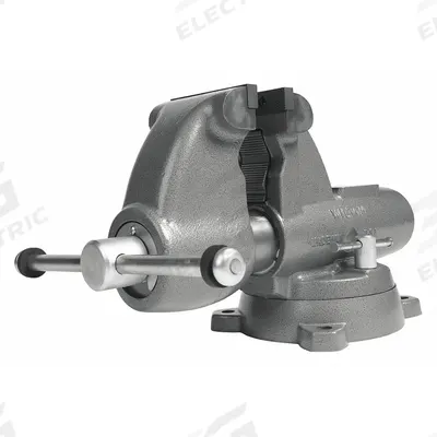 WILTON Combination Vise: Heavy Duty, Enclosed, 5 in Jaw Face Wd, 8 in Max Jaw Opening - Combination Bench & Pipe Vises