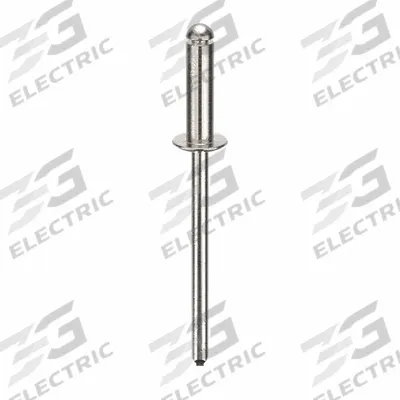 APPROVED VENDOR Blind Rivet,1.549" L,0.125" dia,PK500: Inch, 1 35/64 in Overall Lg, 29/64 in Body Lg - Domed-Head Blind Rivets