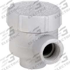 Conduit Outlet Body: Iron, Triple Coat Epoxy Coating, GRJ, 3/4 in Trade Size, EA Body, Threaded (MPN GRJEA75). Key specifications — Series: For Round Body; Compatible Conduit Trade Size: 3/4 in; Thread Gender: Female; Hub Style: Threaded; Cover Included: Yes; Body Style: EA; Connection Type: Threaded; Back Type: Round.