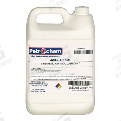 PETROCHEM Air Tool Oil: Synthetic, -55°F Min. Op Temp., 450°F Max. Op Temp., NSF H2 - Air Tool Lubricants