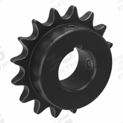 TSUBAKI Single Strand Sprocket: 50, For 5/8 in Chain Pitch, 1 1/4 in Bore Dia, 16 Teeth - Size 50 Fixed-Bore Roller Chain Sprockets