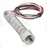 Pressure Transmitter, 3,000 psi (MPN E2FA5NF0415CFX03F3000#). Key specifications — Process Connection Type: NPT; Intrinsically Safe: Not Specified Intrinsically Safe; Housing Material: Stainless Steel; IP Rating: IP66; Electrical Connection: 1/2 in NPT Conduit with Cable; Series: E2F; NEMA Rating: 4X; Output: 1 to 5V DC.