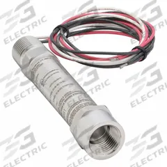 Pressure Transmitter, 3,000 psi (MPN E2FA5NF0415CFX03F3000#). Key specifications — Process Connection Type: NPT; Intrinsically Safe: Not Specified Intrinsically Safe; Housing Material: Stainless Steel; IP Rating: IP66; Electrical Connection: 1/2 in NPT Conduit with Cable; Series: E2F; NEMA Rating: 4X; Output: 1 to 5V DC.