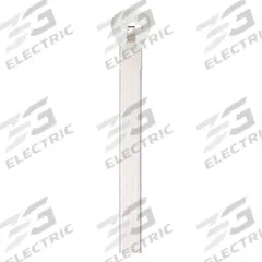 TY-RAP Cable Tie: 7 1/2 in Nominal Lg, 1 3/4 in Nominal Max. Bundle Dia., 0.18 in Wd, Std, 100 PK (MPN TY525M). Key specifications — Outdoor Use: No; Color: Natural; Brand: TY-RAP.