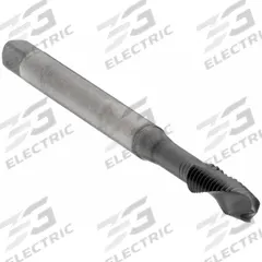 WIDIA GTD Spiral Flute Tap: #8-32 UNC, H3 / 3B, 2 Flute, Plug Chamfer, TiN+CrC/C Coated Cobalt (MPN GT725014)