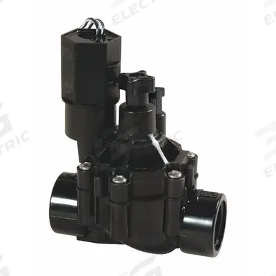 RAIN BIRD In-Line Valve w/Flow Control,1": 150 psi Max Working Pressure, 1" FPT, 5 in Ht - Sprinkler Valves