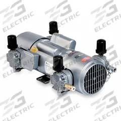 GAST Piston Air Compressor: 1.5 hp, 1 Phase, 115/208-230V AC, 100 psi Max Continuous Pressure (MPN 7HDD-57-M750X). Key specifications — attr50761: 115/208-230V AC; attr50712: GAST; attr51763: 1.