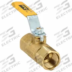APPROVED VENDOR Manual Two-Way Ball Valve: 3/4 in, Brass, Straight, Female SAE x Female SAE, Lever (MPN XV506P-12). Key specifications — Brand: APPROVED VENDOR; Handle: Lever.