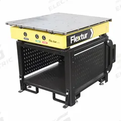 FLEXTUR Quick-Change Fixture Table: 35 in Ht, 36 in Dp, 36 in Wd, 2,000 lb Wt Capacity (MPN 71500061). Key specifications — Manufacturer Part Number: 71500061; Brand: FLEXTUR.
