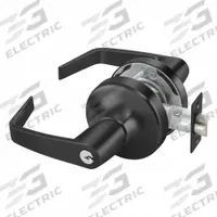 ASSA ABLOY ACCENTRA Cylindrical Lockset: Classroom Lever Locksets, Black, ADA Compliant (MPN 86635). Key specifications — Ligature Resistance: Not Ligature-Resistant; Brand: ASSA ABLOY ACCENTRA; Lockset Function ANSI Code: A156.2; Visual Indicator Message: No Message; Lockset Style: AU Lever; ADA Compliant: Yes; Finish: Black Suede Powder Coated, Sprayed : Cast Zinc.