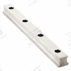 Profile Ball Rail: 20, 220 mm Overall Lg, 20 mm Overall Wd, 19 mm Overall Ht, Steel, 6 Rail Holes (MPN 521H20A+220). Key specifications — Brand: THOMSON; Size: 20; Nominal Rail Size: 20.