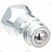 PIONEER Hydraulic Quick Connect Hose Coupling: 1/2 in Coupling Size, Steel, 45.42 lpm Max. Flow Rate (MPN 8010-4). Key specifications — Body Material: Steel; Valve Type: Ball; Thread Size: 1/2"-14; Brand: PIONEER.