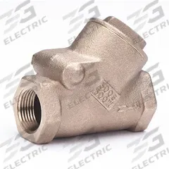 MILWAUKEE VALVE Swing Y Check Valve: Swing, Y-Style Valve Body, 1 1/4 in Pipe Size, FNPT x FNPT, NPT (MPN 507 1-1/4). Key specifications — Brand: MILWAUKEE VALVE.